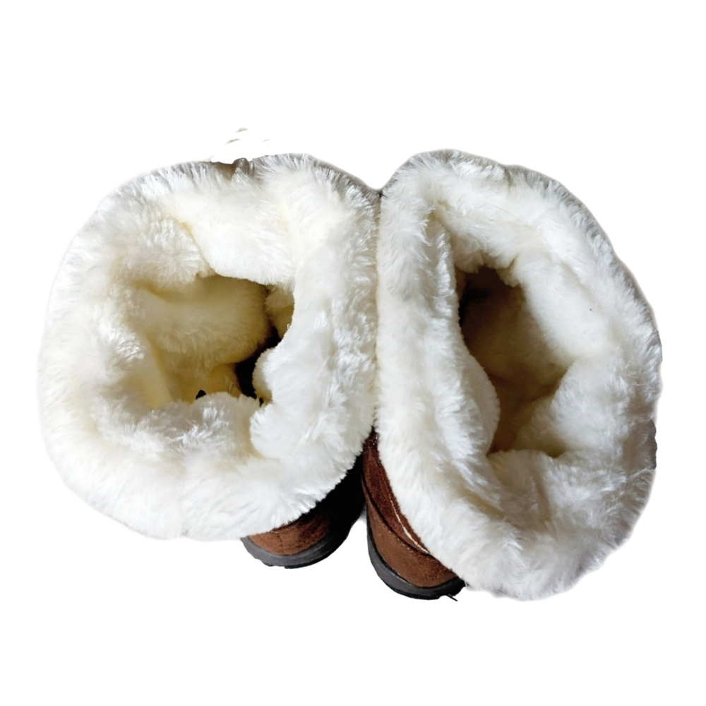 ITASCA Veronica Womens Brown Faux Suede Plush Lining Winter Boots Sz 7M NEW! - Picture 4 of 8